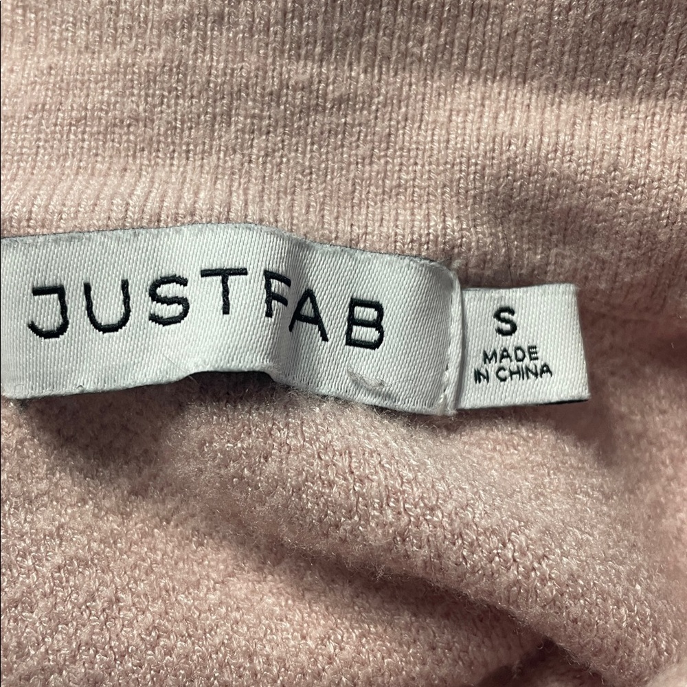 JustFab Blush Long Sleeve Button-Down romper - Picture 8 of 8